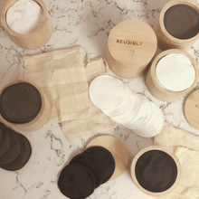 Load image into Gallery viewer, Reusable Cotton Rounds & Travel Case