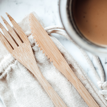 Load image into Gallery viewer, Bamboo Cutlery Set