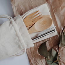 Load image into Gallery viewer, Canvas Straw Pouch