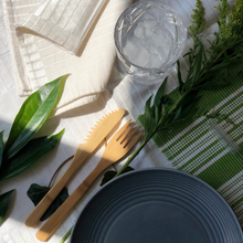 Load image into Gallery viewer, Bamboo Cutlery Set