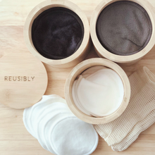 Load image into Gallery viewer, Reusable Cotton Rounds & Travel Case