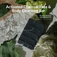 Load image into Gallery viewer, Activated Charcoal Face Cleansing Bar - Royal Pumpkin
