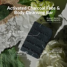 Load image into Gallery viewer, Activated Charcoal Face Cleansing Bar - Royal Pumpkin