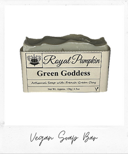 Vegan Green Goddess Soap Bar - Royal Pumpkin