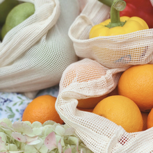 Load image into Gallery viewer, Large - Organic Cotton Produce Bag
