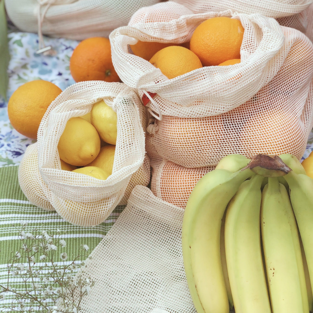 Small Organic Cotton Produce Bag