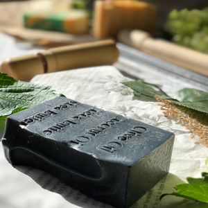 Activated Charcoal Face Cleansing Bar - Royal Pumpkin