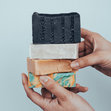 Load image into Gallery viewer, Activated Charcoal Face Cleansing Bar - Royal Pumpkin
